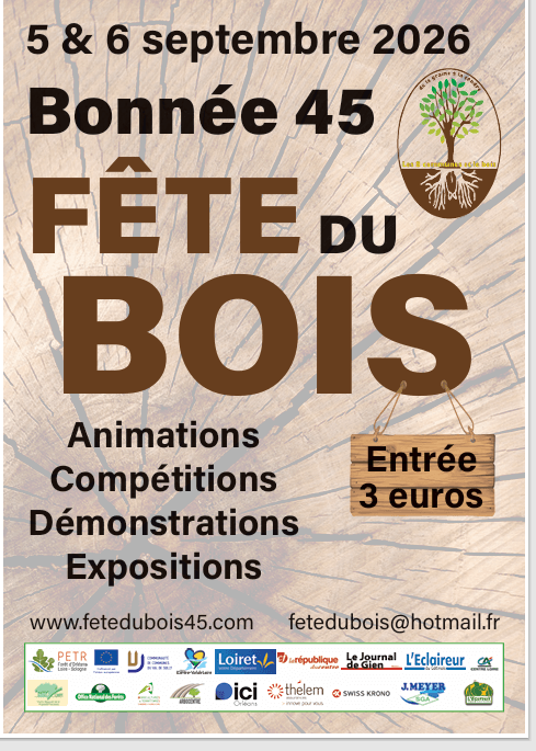 Fête du bois de Bonnée 2026 Affiche de la Fête du bois de Bonnée 2026